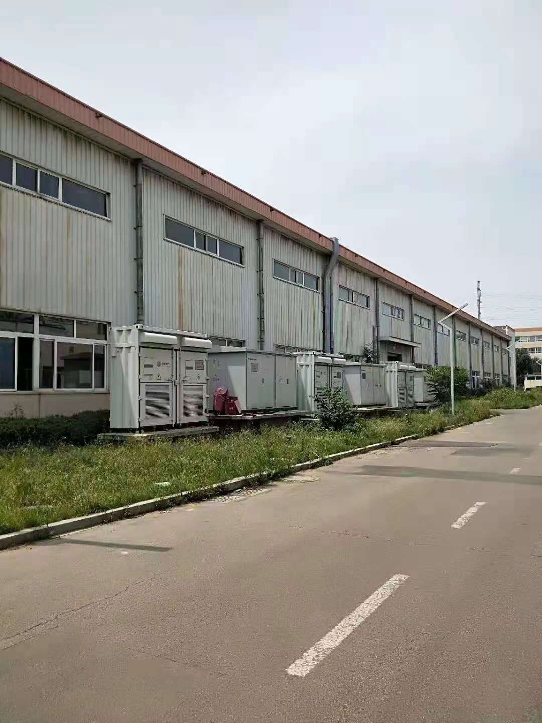出售旧钢结构 三连跨行车房 二手钢结构 钢结构车间