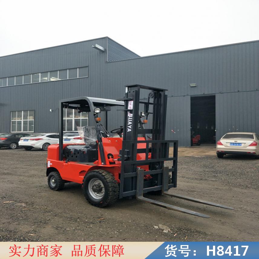 慧采5吨的电动叉车 电动叉车四轮座驾式 越野式叉车货号H8417