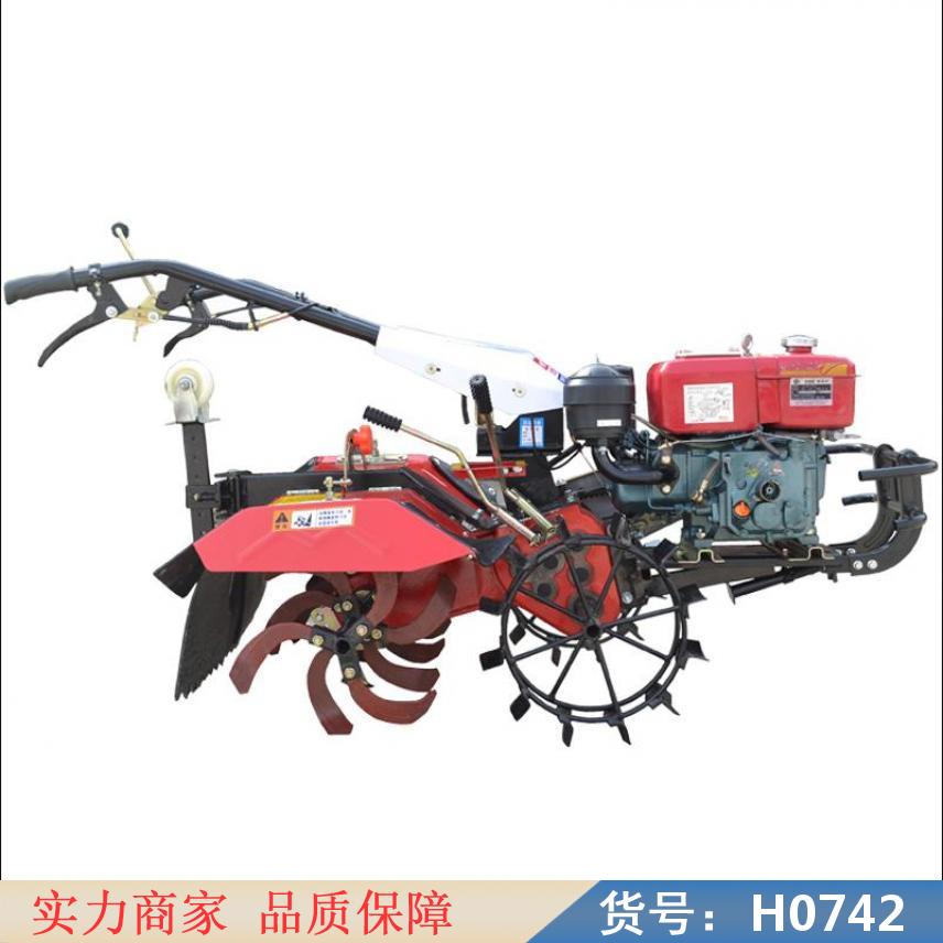 慧采四驱微耕机 小型手扶旋耕机 四驱柴油旋耕机货号H0742