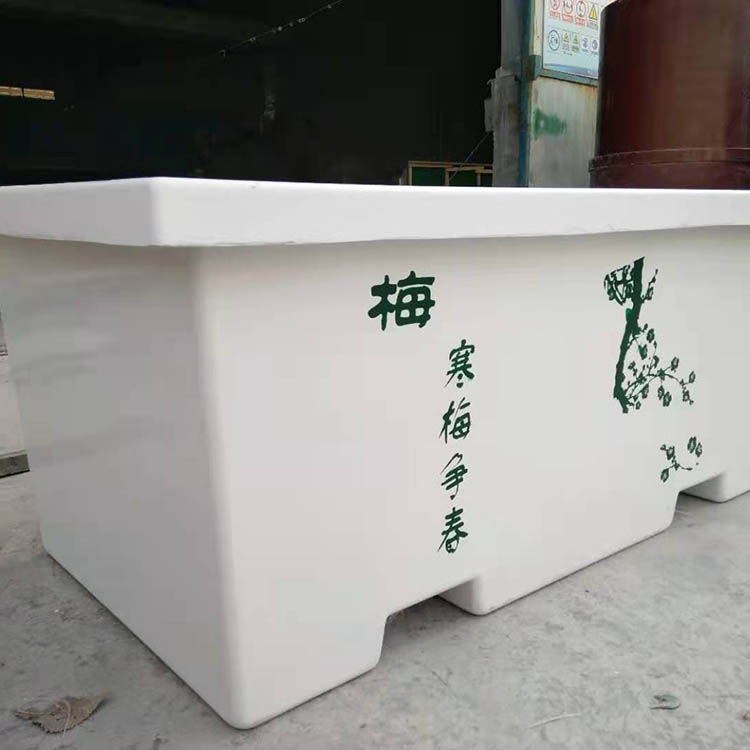 销售 高架桥绿化花盆 隔离带绿化花槽 市政工程玻璃钢花盆 量大优惠