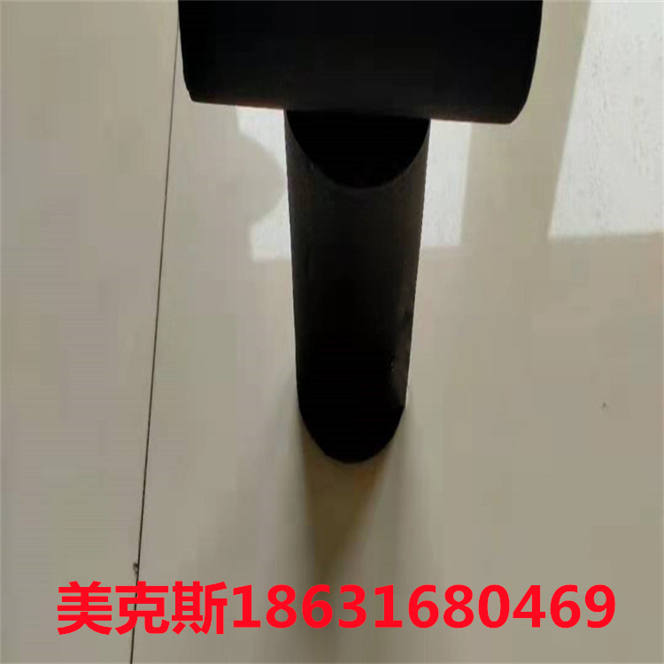  美克斯铝箔空调阻燃橡塑隔音棉 黑色b1级橡塑海绵保温板