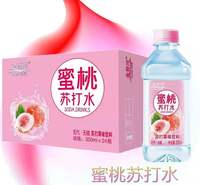 蜜桃苏打水350ml 蜜桃苏打水批发   果味苏打水饮料厂家直供 20年经验无客诉