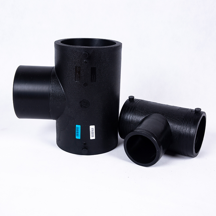 现货供应钢丝网骨架聚乙烯复合管专用电熔三通  PE电熔三通  三通头  定制异径三通