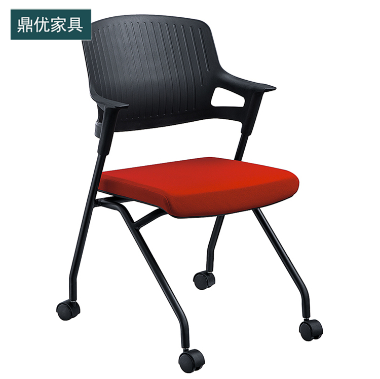 培训教室桌椅定制，佛山家具办公椅带轮子，公司开会会议椅