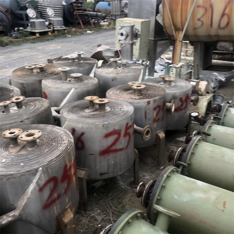 二手螺旋板式换热器 色拉油40平方换热器