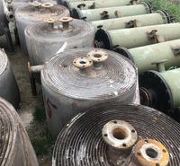处理多台二手换热器 二手不锈钢冷凝器