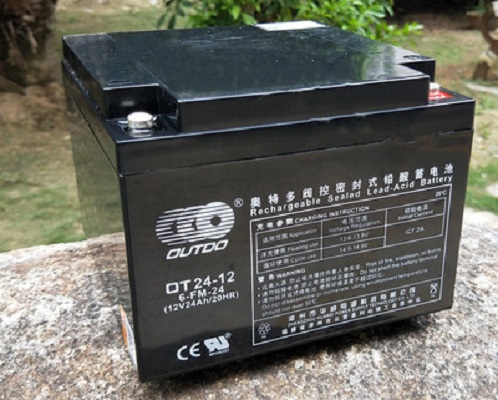 奥特多蓄电池OT24-12 12V24Ah 直流屏通讯照明消防UPS监控设备