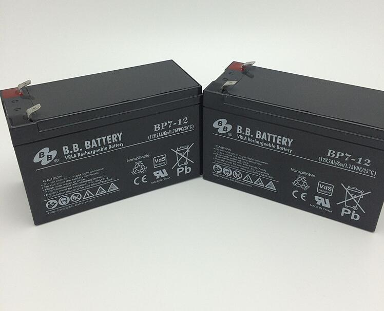 台湾美美BB蓄电池BP7-12 12V7AH 消防应急灯UPS电源内置信号系统用