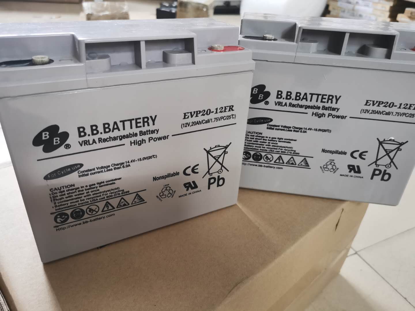 台湾美美BB蓄电池EVP20-12FR 12V20AH 铅酸控制器消防主机ups电瓶