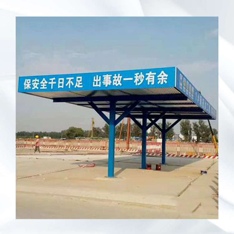 钢筋建筑用加工防护棚    双层安全防护棚   永邦供应   浙江   组装式钢筋加工棚