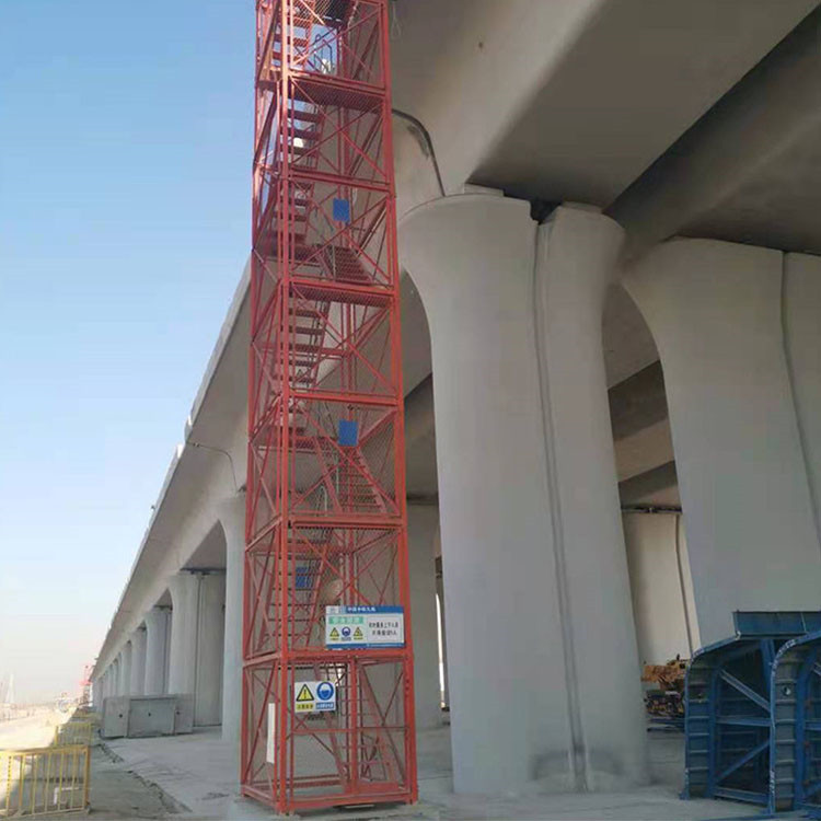 厂家出售 建筑施工笼梯 地铁深基坑安全梯笼 基坑安全梯笼