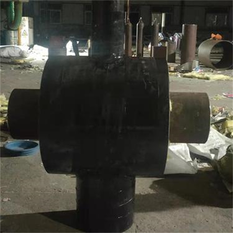 钢套钢蒸汽保温内固定节 带排潮管 预制直埋钢套钢岩棉保温固定墩 型号齐全