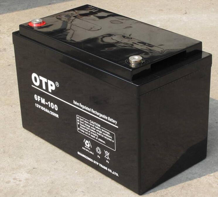 OTP蓄电池6FM-100 12V100Ah 直流屏UPS太阳能房车铁路医疗机房