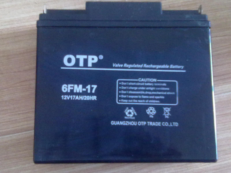 OTP蓄电池6FM-17 12V17Ah 铅酸蓄 电池UPS免维护蓄电池