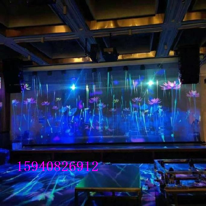 全息纱幕投影展览展示新年氛围投影3D立体活动宣传互动地面博物馆