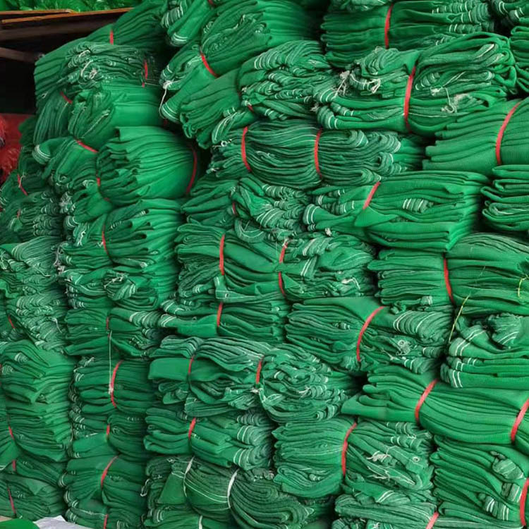 聚乙烯盖土网 绿色遮阳网工地扁丝盖土网 防尘盖土网