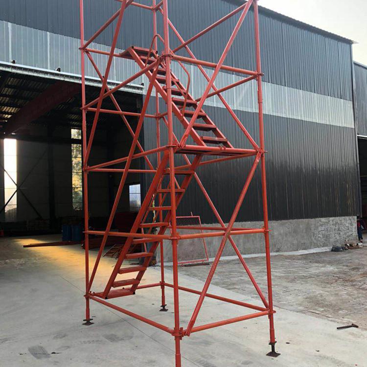建筑工地安全爬梯 扣件安全爬梯 建筑承插式安全爬梯 现货供应