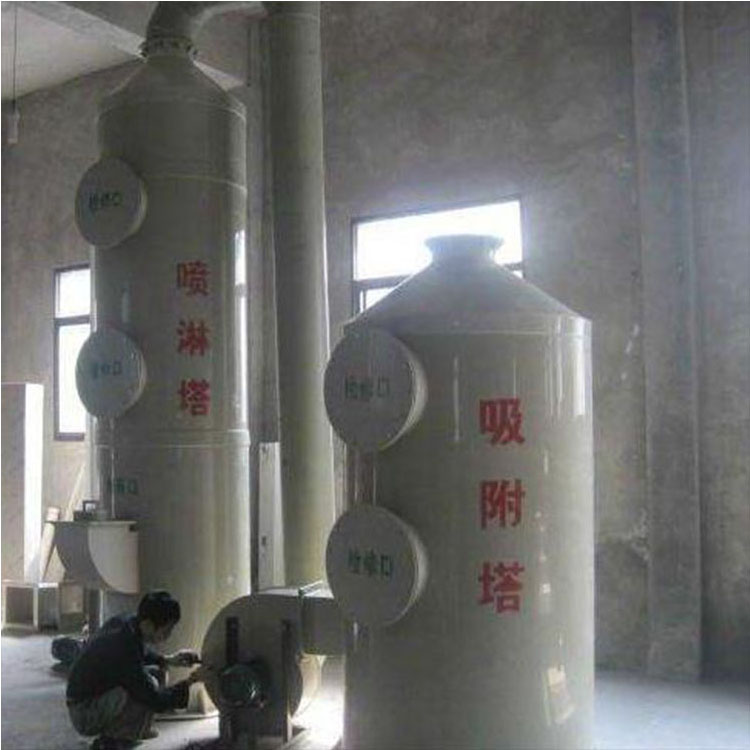 河北喷淋塔 喷淋塔净化塔 盛魁定制 化工厂酸雾净化装置