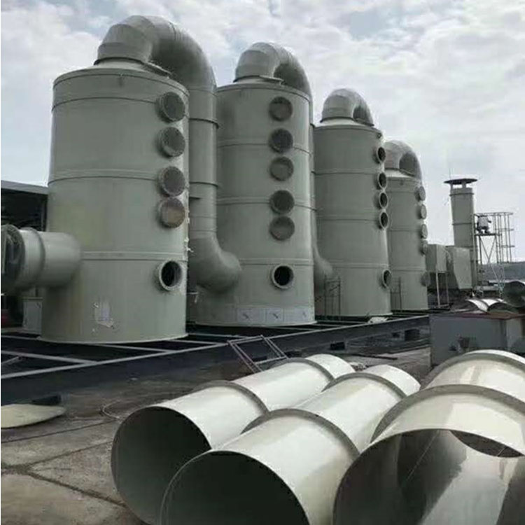 PP喷淋塔设备 除臭净化塔 厂家生产 废气净化回收塔