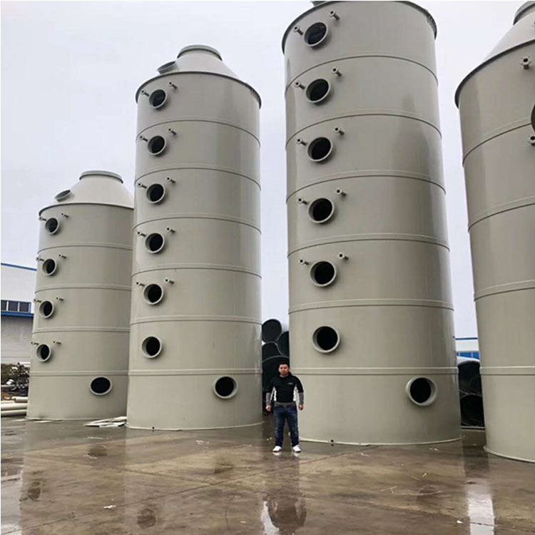 喷淋塔厂家 酸碱废气处理喷淋塔 盛魁定制 化工厂酸雾净化装置