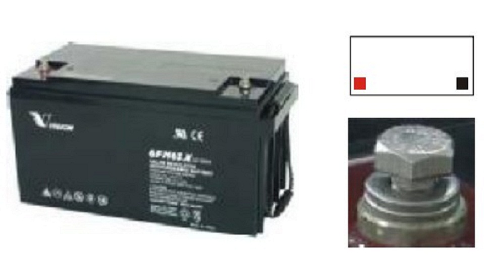 VISION威神蓄电池6FM65-X 12V65Ah 铅酸免维护UPS直流屏EPS消防专用