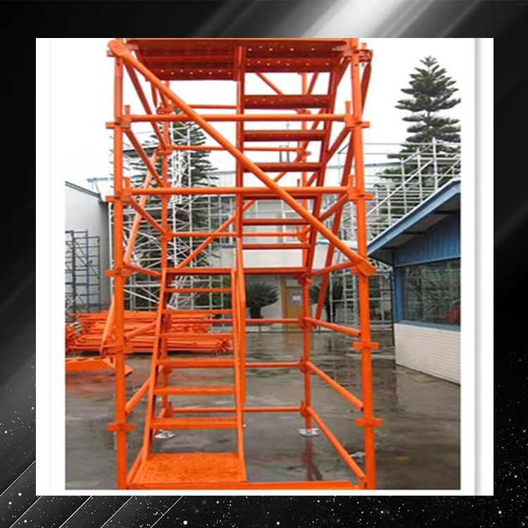  铁路施工安全爬梯    高铁桥墩施工爬梯    永邦供应  广东   工地用组装式安全爬梯