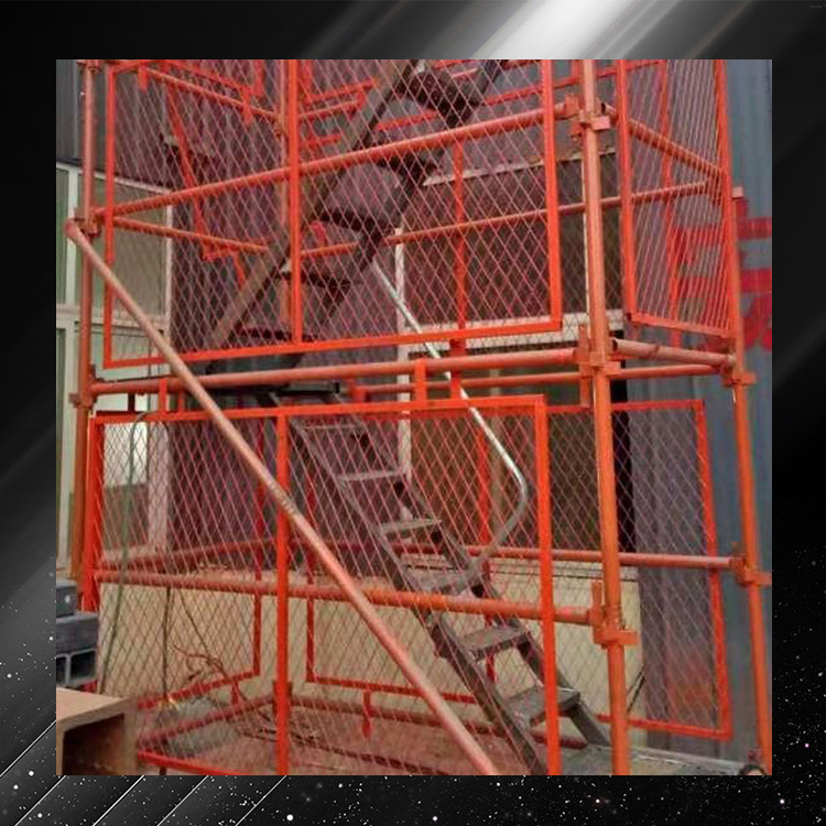 重型桥梁施工用安全爬梯    建筑工地组合式爬梯    永邦供应   云南  地铁深基坑安全爬梯