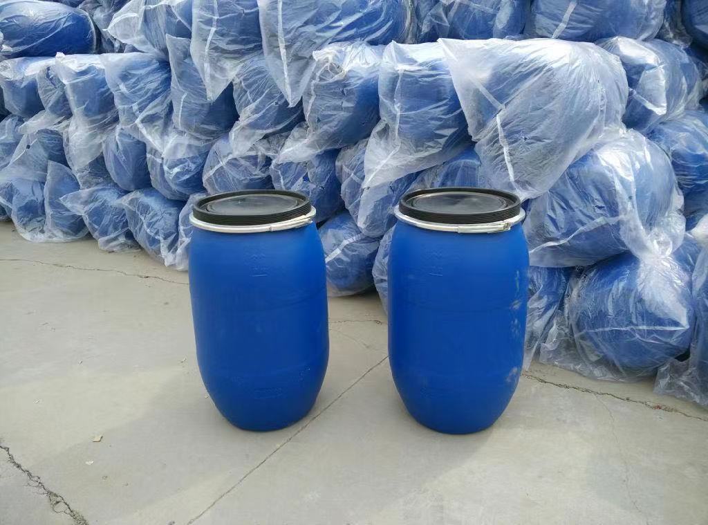 125升铁箍桶 125l法兰桶抱箍塑料桶