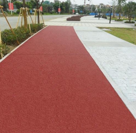 山西艺术透水地坪胶结料 c30透水路面造价 施工价格 批发报价