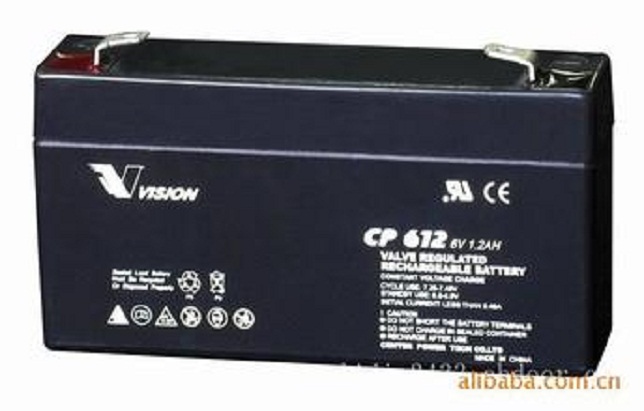 VISION威神蓄电池CP612 6V1.2Ah 医疗设备精密仪器专业电源