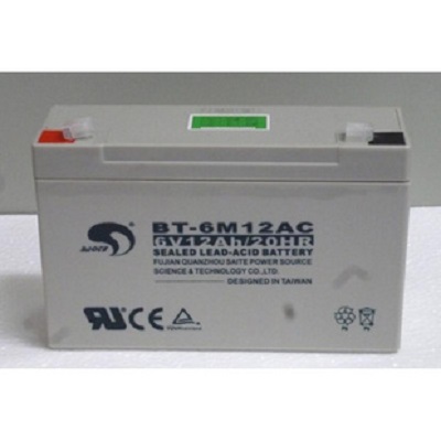 赛特蓄电池BT-6M12AC 6V12AH电子称玩具车童车电子秤电瓶