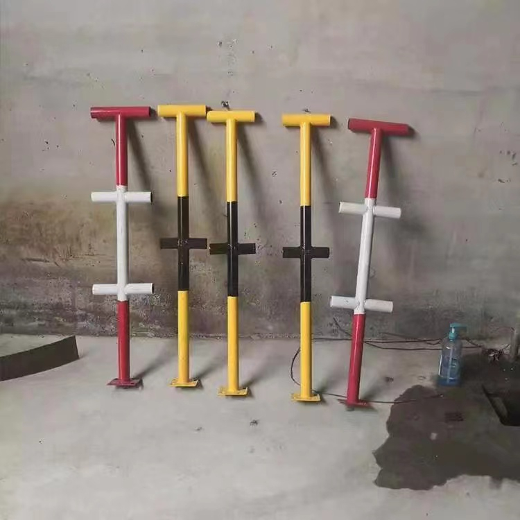 建筑工地临边防护栏立杆 楼梯扶手 定型化临边防护连接件塑料焊接 厂家直销