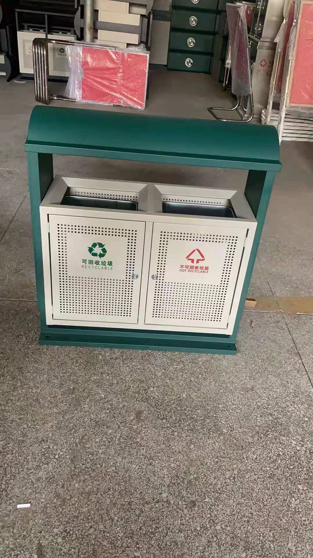 河北出售  厂家定制分类 方形垃圾箱  户外垃圾桶不锈钢垃圾桶