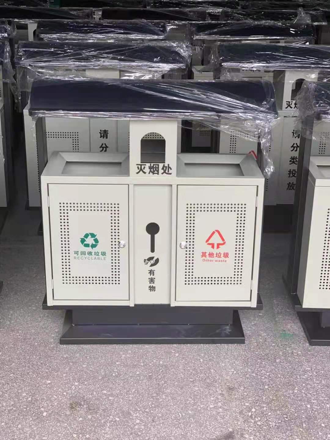 江西出售  分类不锈钢垃圾桶公园垃圾桶室外小区垃圾分类垃圾桶不锈钢垃圾桶