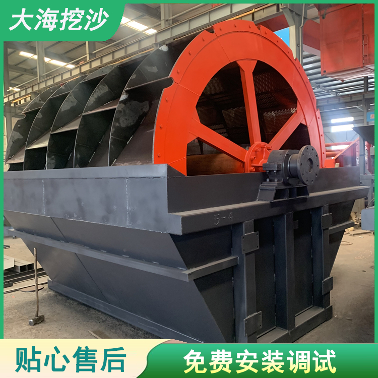 洗沙设备生产厂家 大海沙矿机械 轮式洗砂机 售后贴心