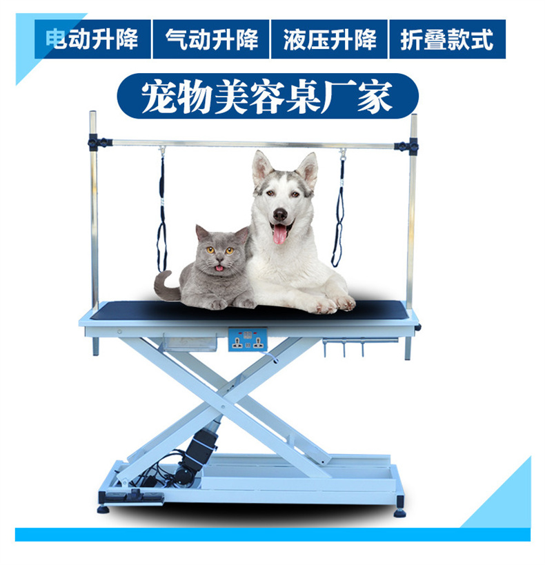 丽泽宠物用狗狗猫咪洗澡吹风剪毛修毛电动升降美容桌