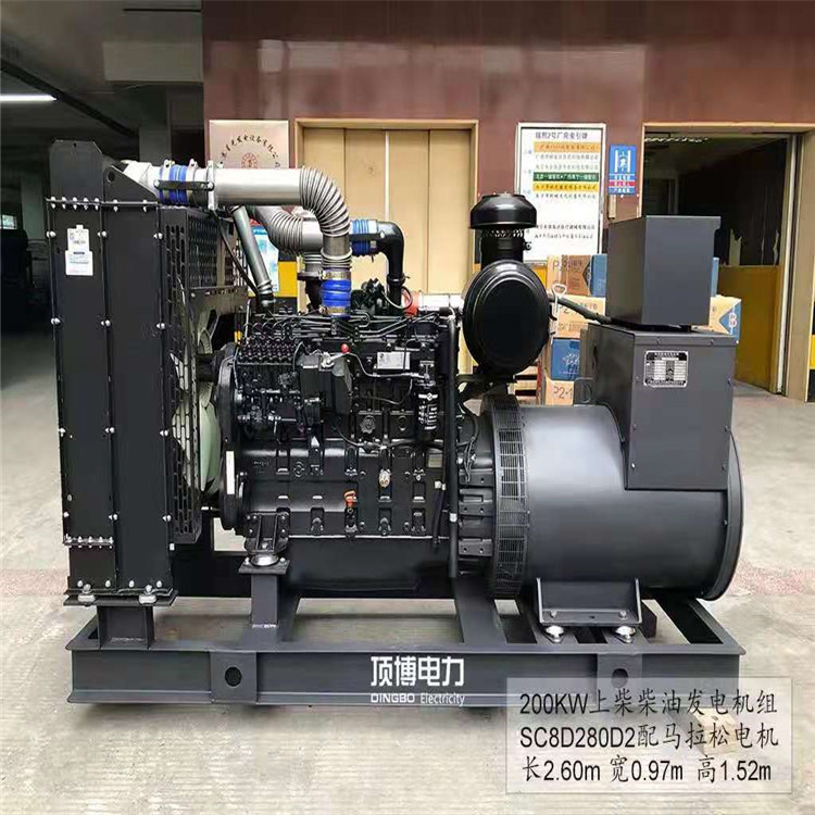厂家供应发电机组 200KW上柴柴油机组回收
