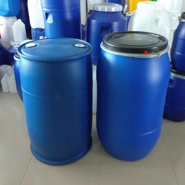 加厚200L塑料桶工地用1公斤法兰桶 柴油桶 化工废液业大胶桶