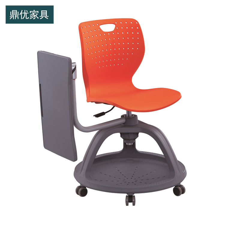 360旋转培训椅生产厂家，办公家具培训椅厂，鼎优培训桌椅工厂