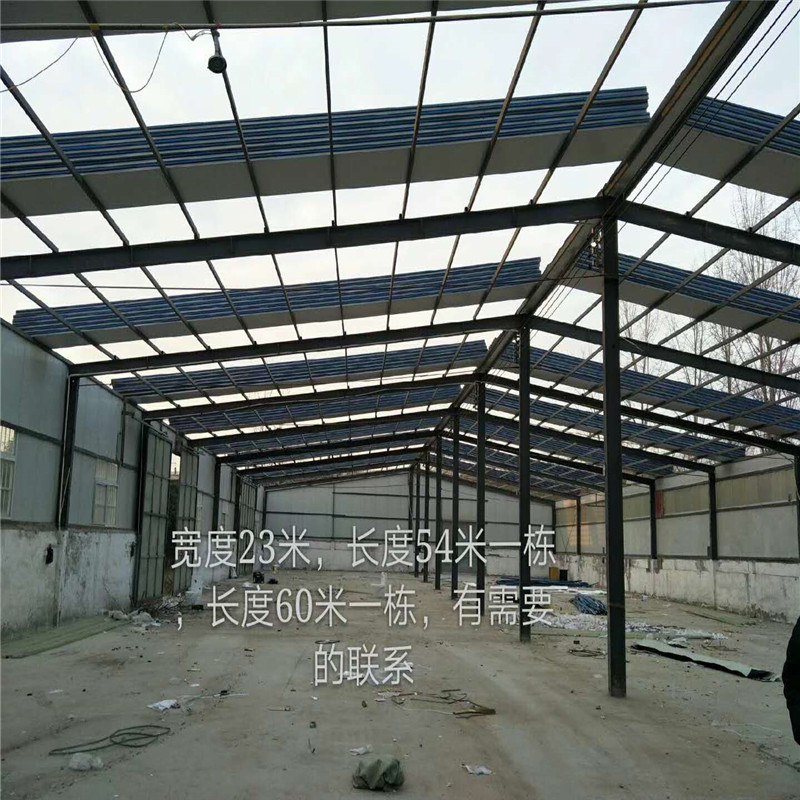 山东厂家生产销售 二手钢结构厂房材料 旧二手钢结构厂房 欢迎选购