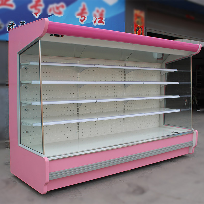 水果店冷藏展示柜 商用风幕柜 风幕冷藏展示柜 保鲜风幕柜定制