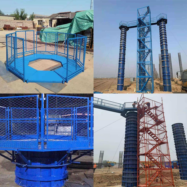 路桥高墩作业平台  建筑用墩柱安全平台  永邦供应  湖北   八角形墩柱平台  