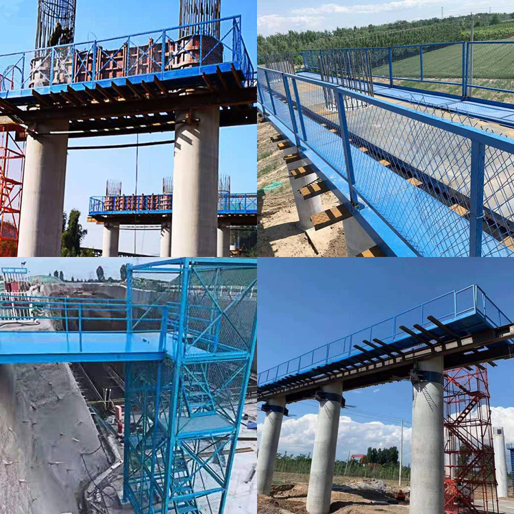 桥梁施工盖梁平台    桥墩矩形作业平台    永邦供应    云南   高铁建筑施工盖梁平台