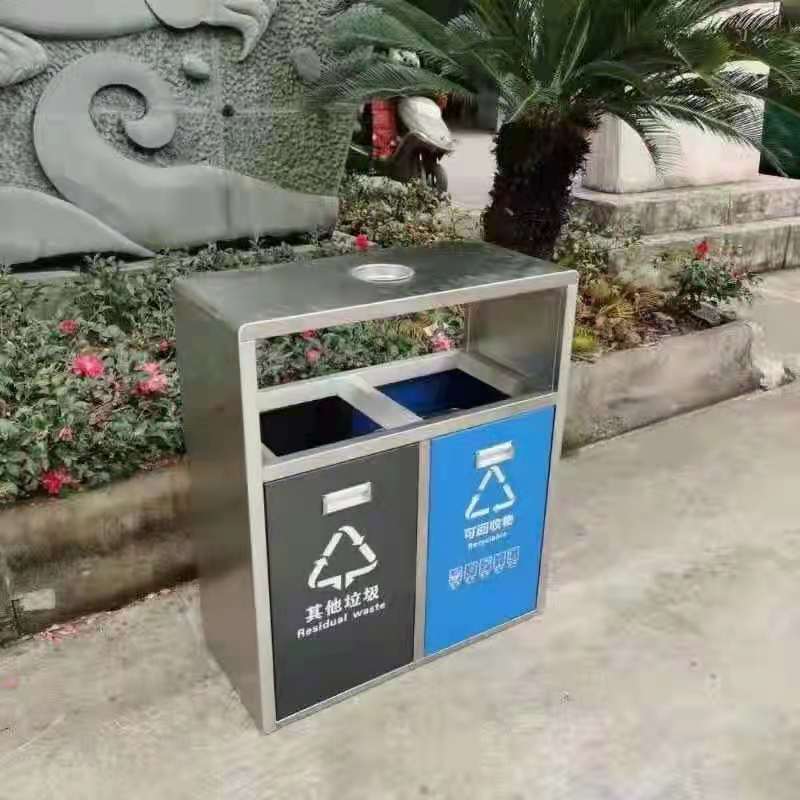 珠海批发 不锈钢垃圾桶  户外小区垃圾桶 不锈钢垃圾桶价格 质量好