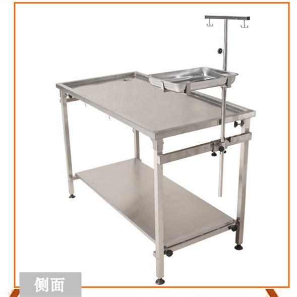 丽泽厂家直供动物尸体解剖床治疗台多功能宠物手术台解剖台 简约版