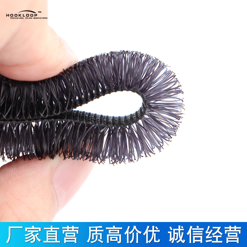 厂家直售全尼龙高勾魔术贴鞋底清洁刷带用于鞋底清洁机长勾魔术贴
