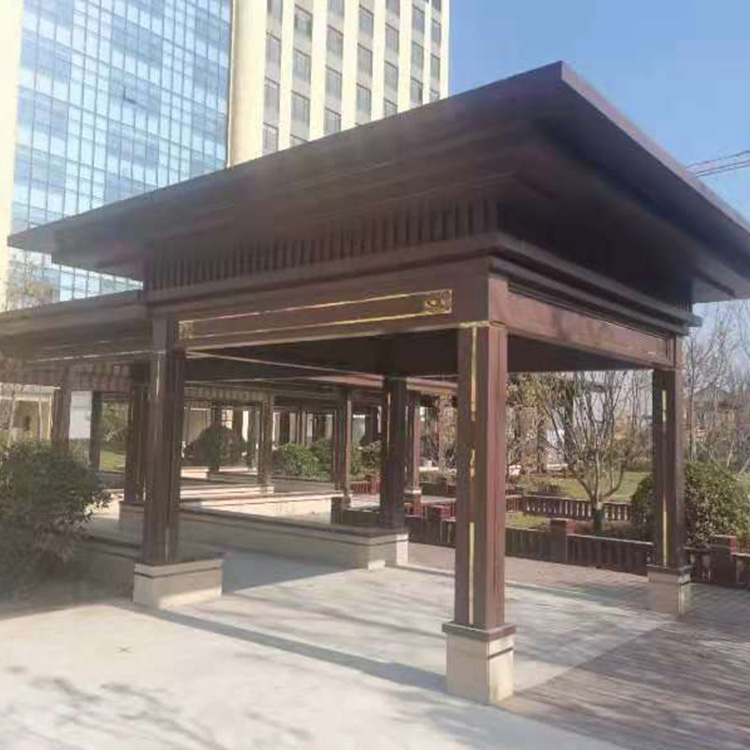 新中式凉亭  凉亭  户外现代家用   景冠金属