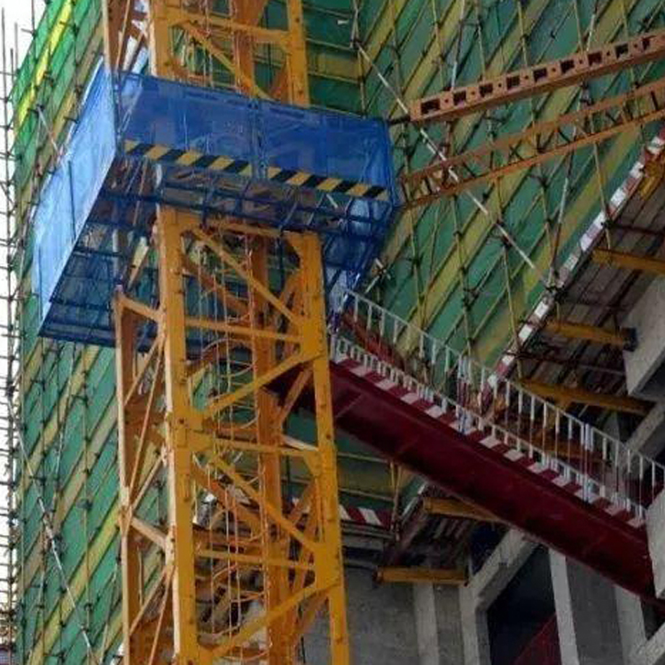 施工用塔吊检修平台    建筑工地塔吊防攀爬棚   塔吊安全防护棚   永邦建筑