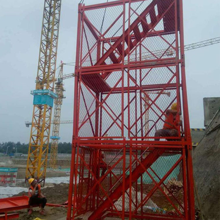 利科建筑供应 高铁桥墩施工爬梯 墩柱式安全梯笼 建筑安全梯笼 欢迎订购