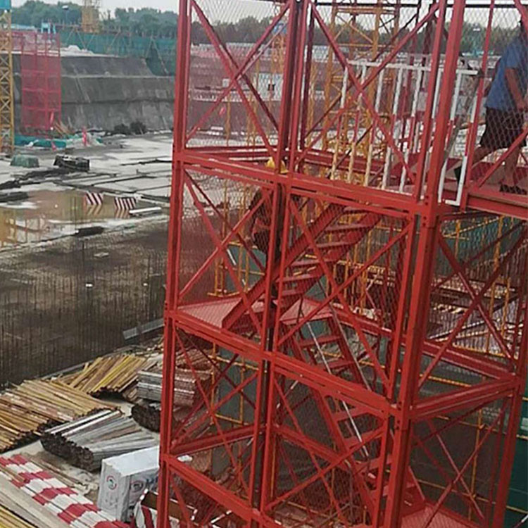 组合框架式安全攀爬梯笼 地铁深基坑安全梯笼 箱式安全梯笼供应商
